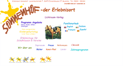 Desktop Screenshot of erlebnisort-sonnenhof.de