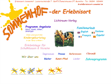 Tablet Screenshot of erlebnisort-sonnenhof.de